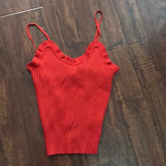 Red Crop Top - Picture 1 of 3